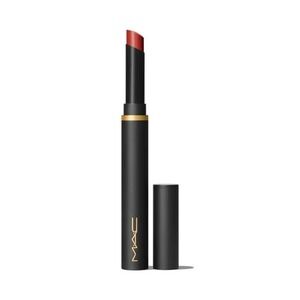 MAC Powder Kiss Velvet Blur Slim Stick 877 Devoted to Chili Warm Brick Red NIB